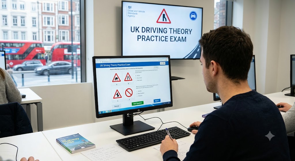 Driving Theory Practice Test & Exam Prep | United Kingdom Banner