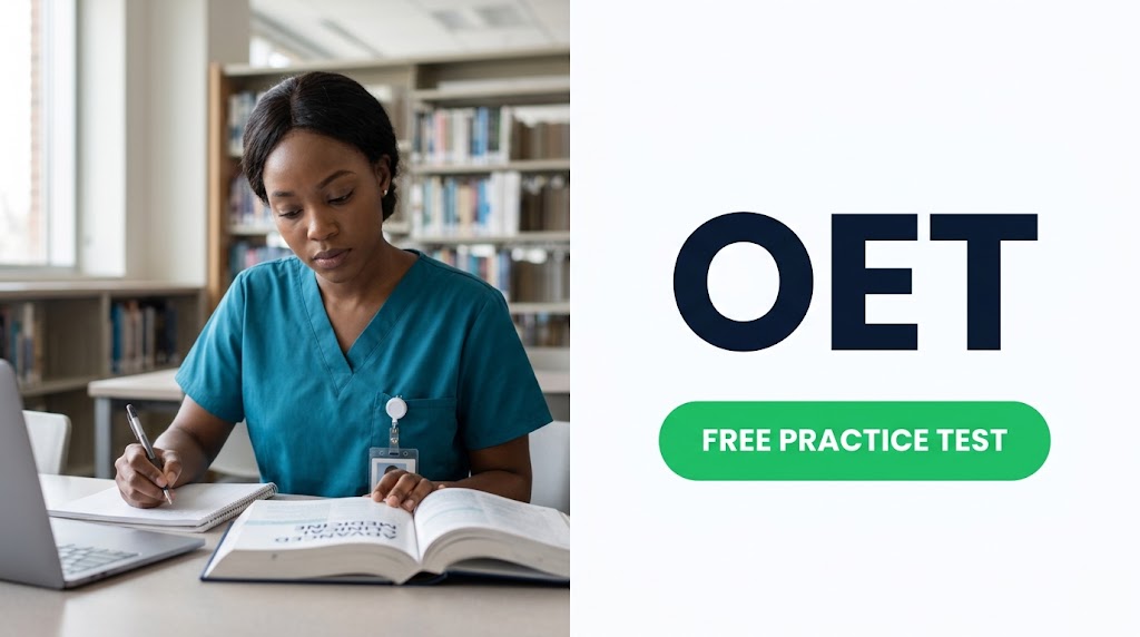 Oet Practice Test & Exam Prep Banner