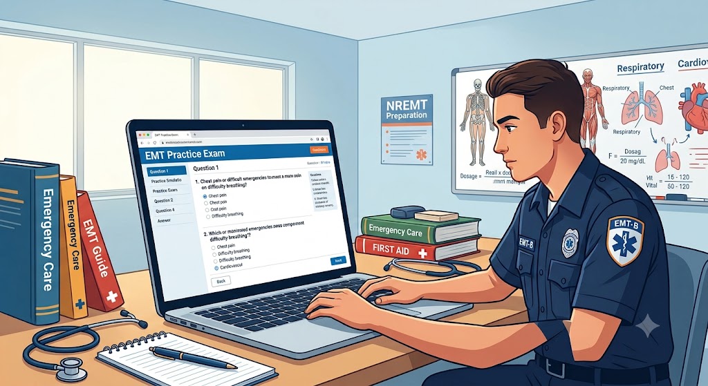 EMT Medical Emergencies Practice Test Banner