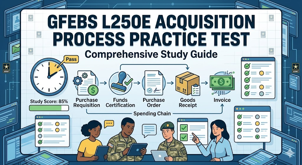 GFEBS Acquisition Process (L250E) Practice Test Banner