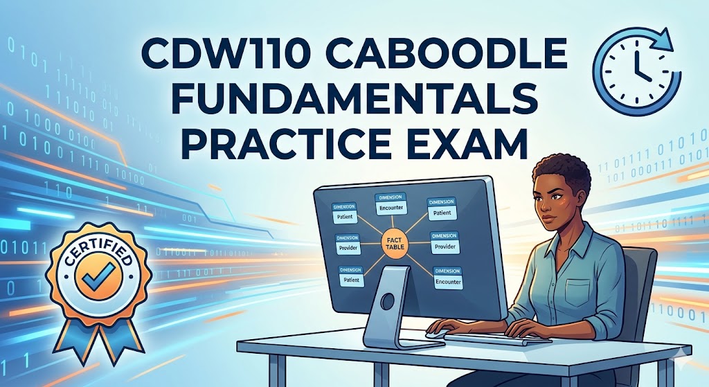 CDW110 Caboodle Fundamentals Practice Exam Banner