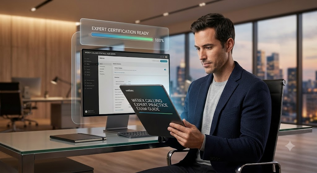 Webex Calling Expert Practice Exam Banner