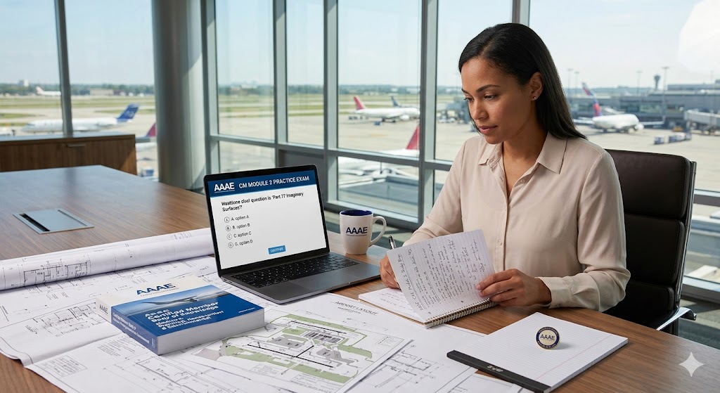 AAAE CM Module 2 Practice Exam Banner