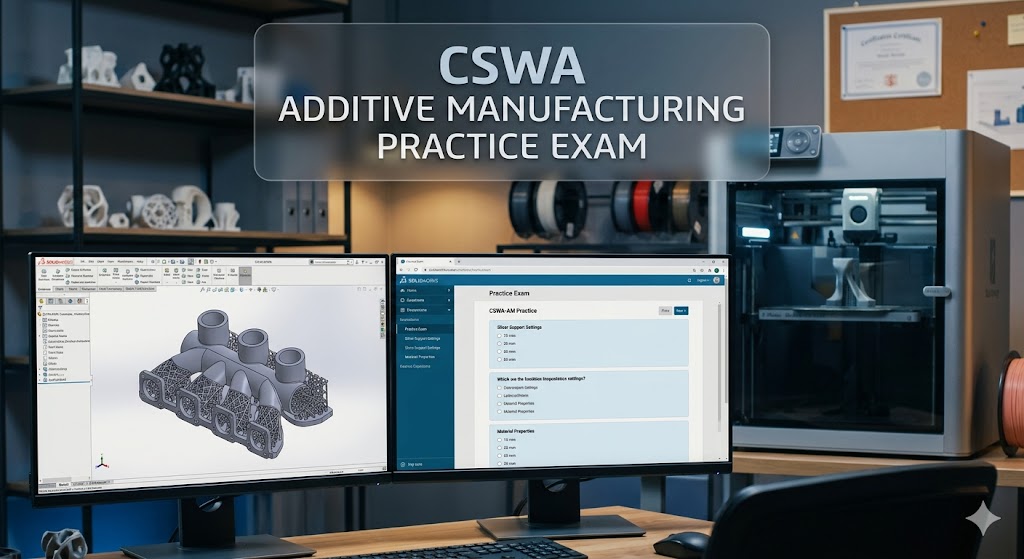 CSWA Additive Manufacturing Practice Exam Banner