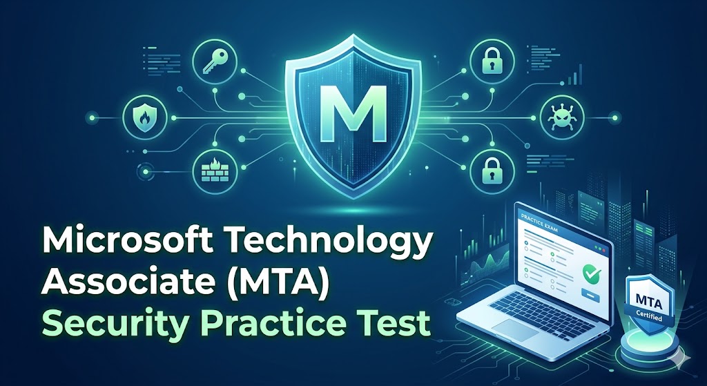 Microsoft Technology Associate (MTA) Security Practice Test Banner