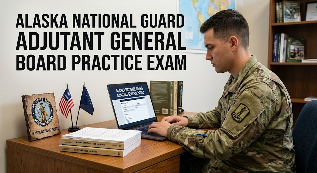 Alaska National Guard Adjutant General Board Practice Exam Banner