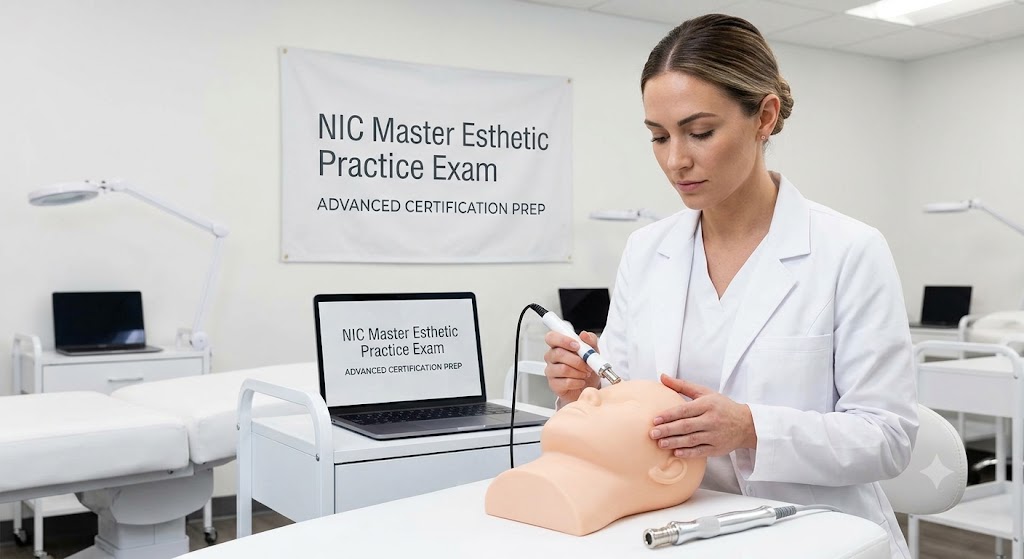 NIC Master Esthetic Practice Exam Banner
