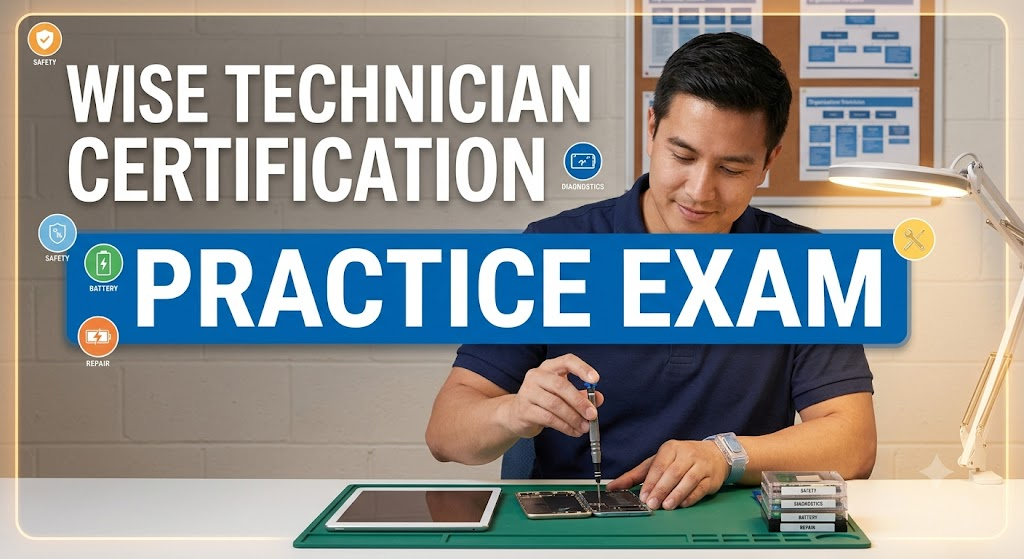 WISE Technician Certification Practice Exam Banner