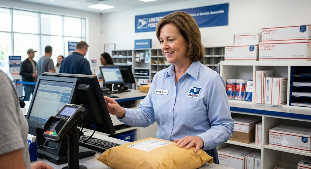USPS 421 Retail Clerk Practice Exam Banner