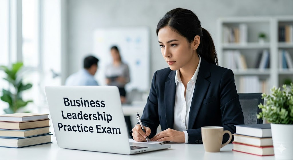 Business Leadership Practice Exam Banner