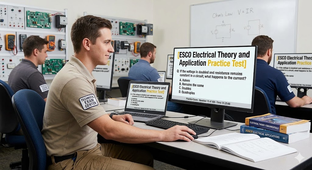 ESCO Electrical Theory and Application Practice Test Banner