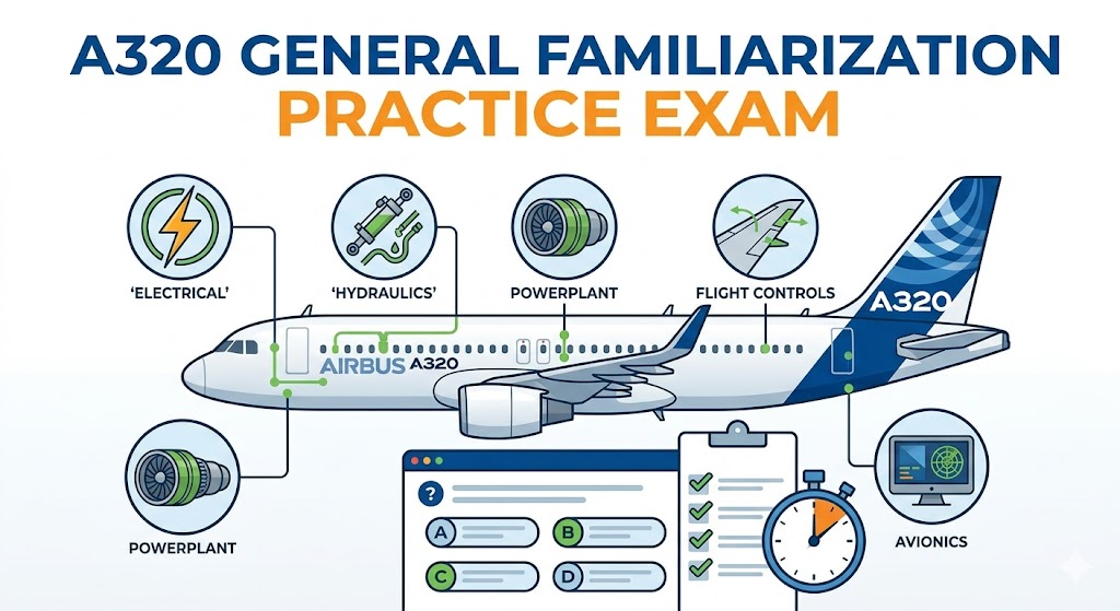 A320 General Familiarization Practice Exam Banner