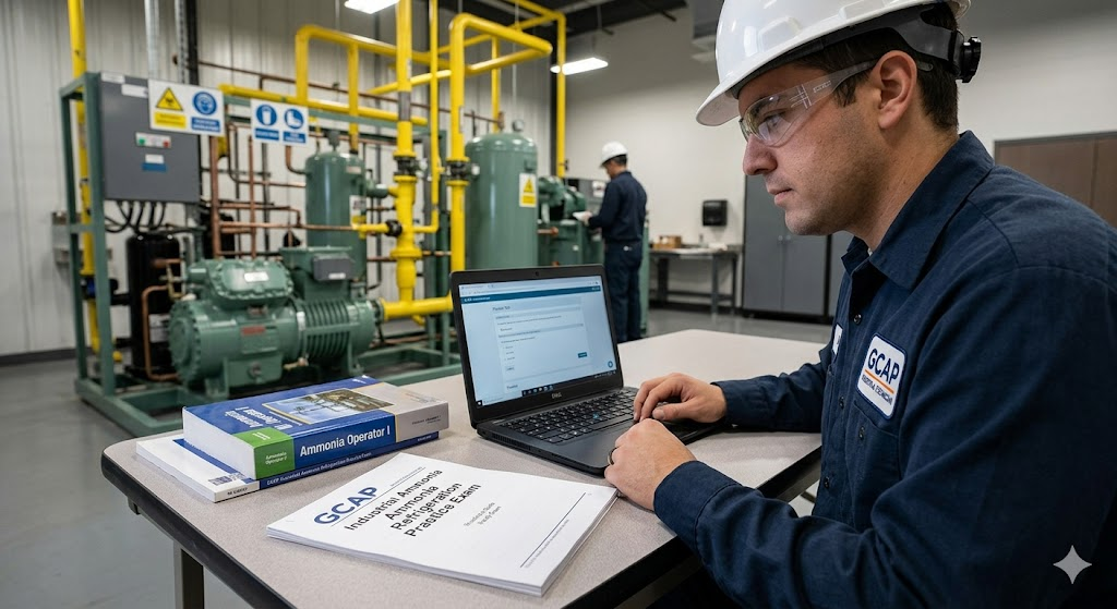 GCAP Industrial Ammonia Refrigeration Training Practice Test Banner