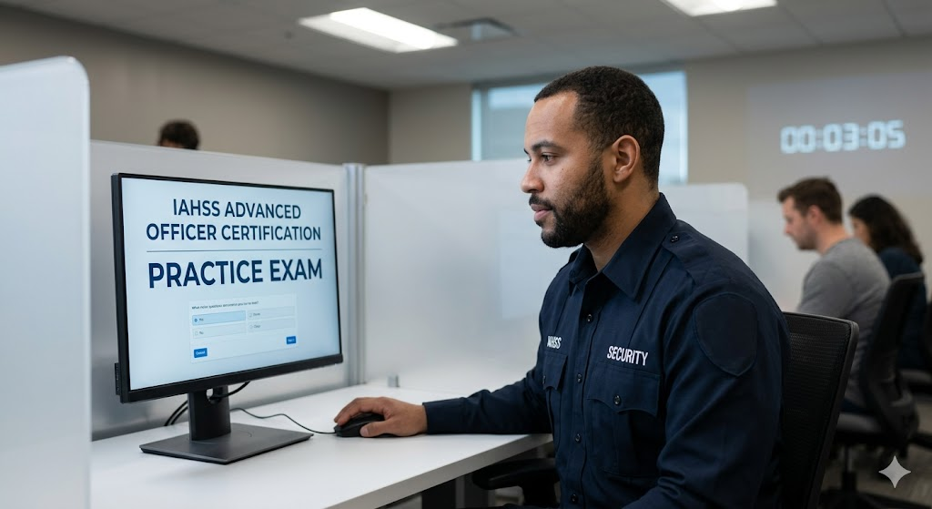 Internertional Association for Healthcare Security and Safety (IAHSS) Advanced Officer Certification Practice Exam Banner