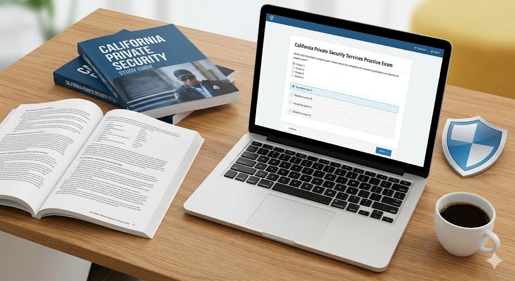 Study for the California Private Security Services Test Banner