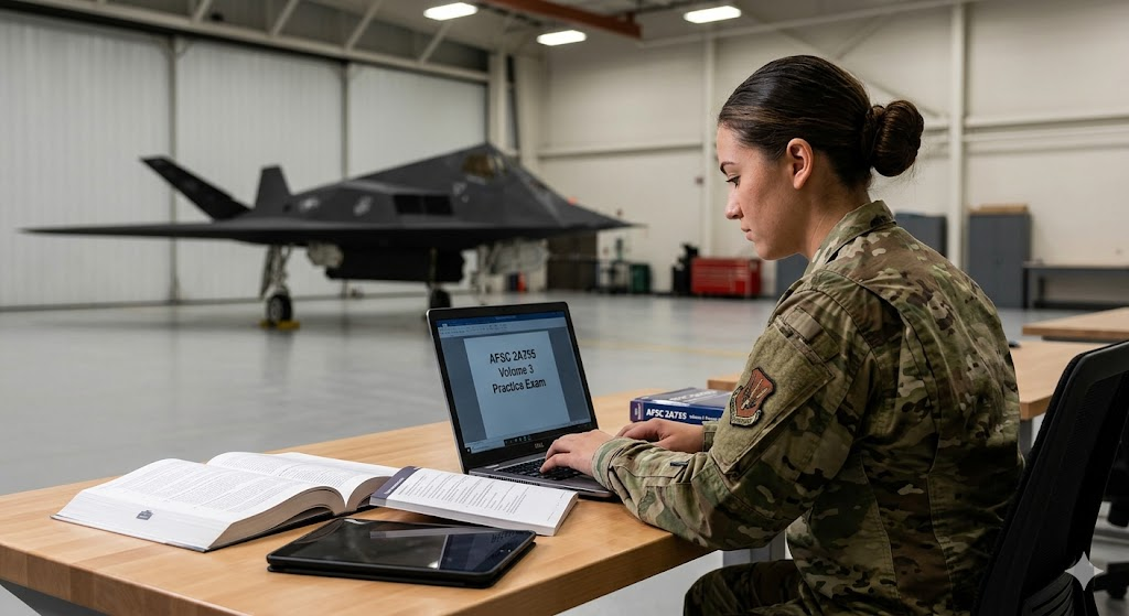 CDC Low Observable Aircraft Structural Maintenance (AFSC 2A755) Volume 3 Practice Exam Banner