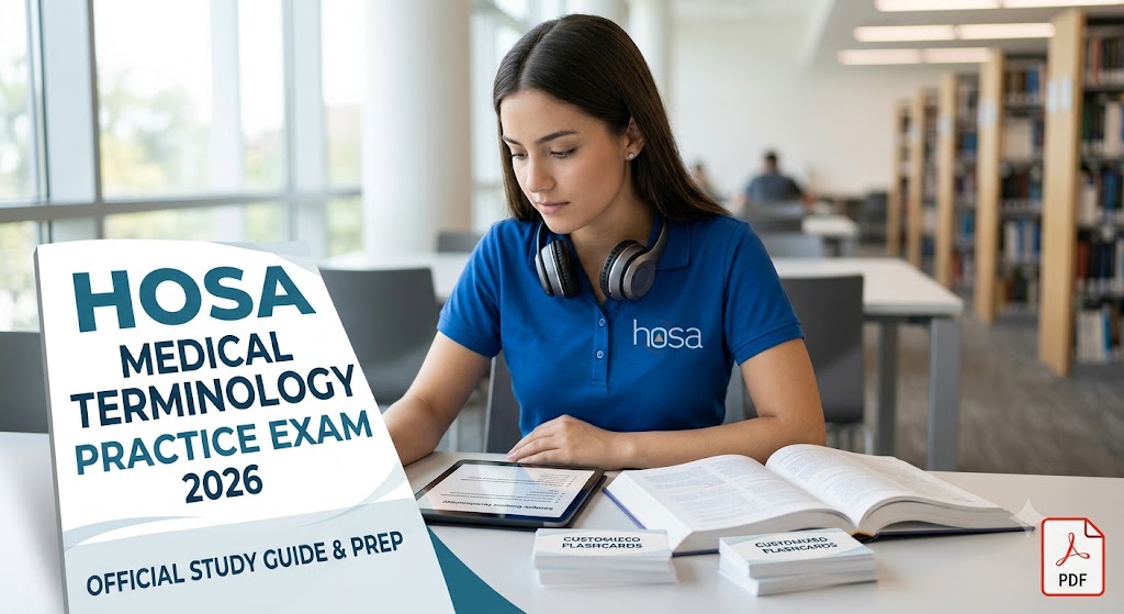HOSA Medical Terminology Practice Test 2026 Official Study Guide [PDF] Banner