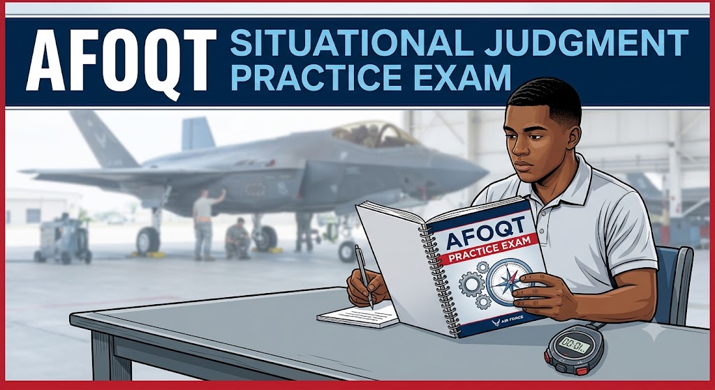 AFOQT Situational Judgment Practice Test 2026 Banner