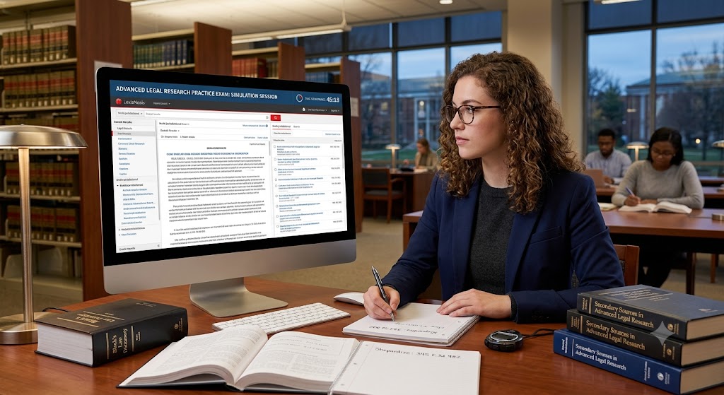 Advanced Legal Research Practice Test Banner