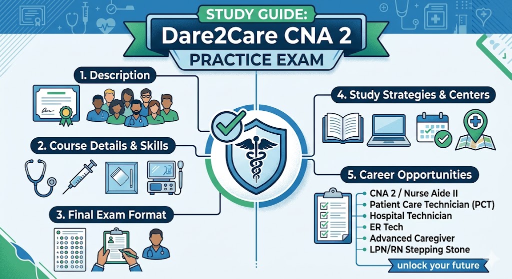Dare2Care CNA 2 Practice Exam Banner