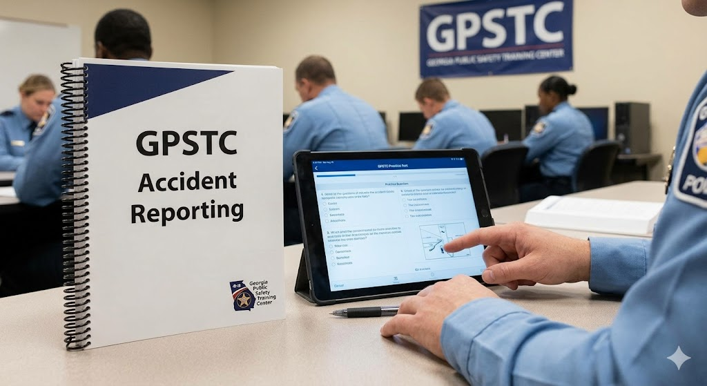 GPSTC Accident Reporting Practice Test Banner