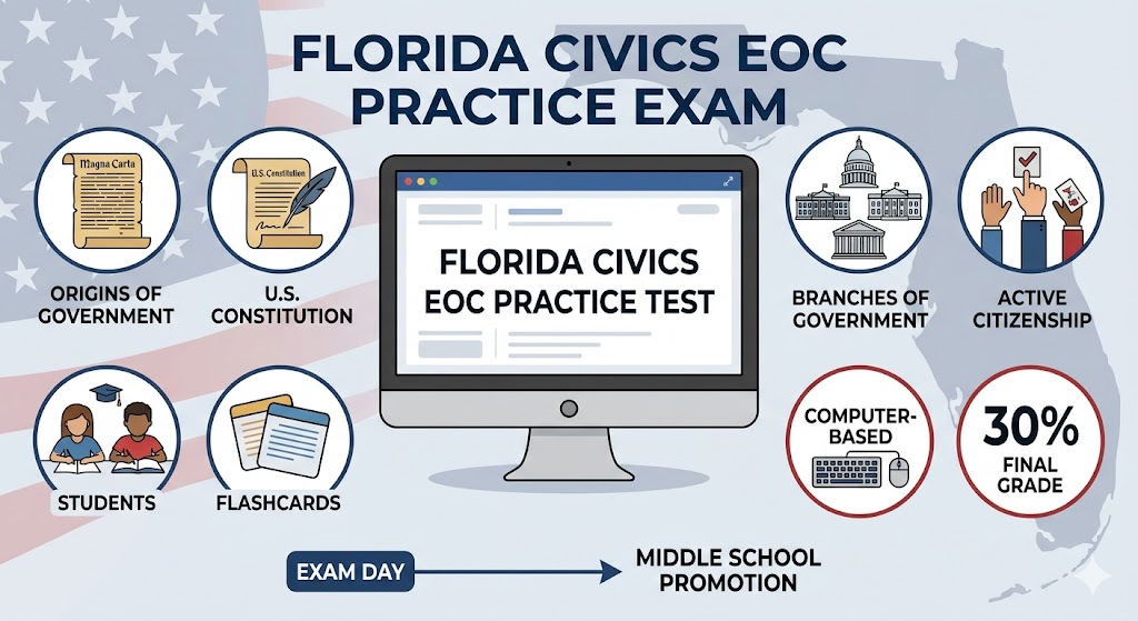 Florida Civics EOC Practice Test Banner