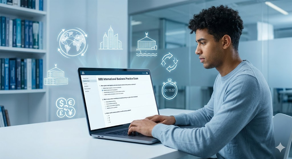 BBB International Business Practice Exam Banner