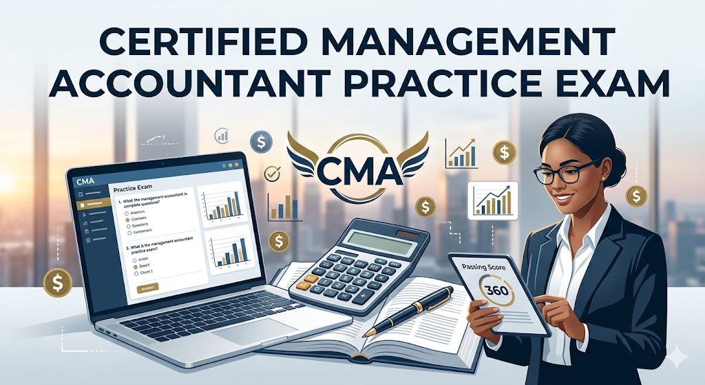 Certified Management Accountant Practice Exam Banner