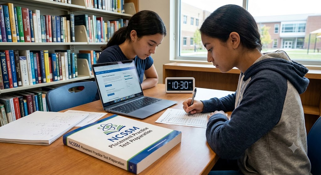 NCSSM Placement Practice Test Banner