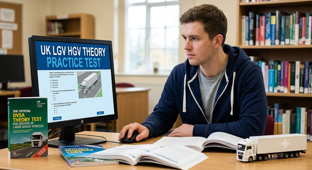 Lgv Hgv Theory Practice Test & Exam Prep | United Kingdom Banner