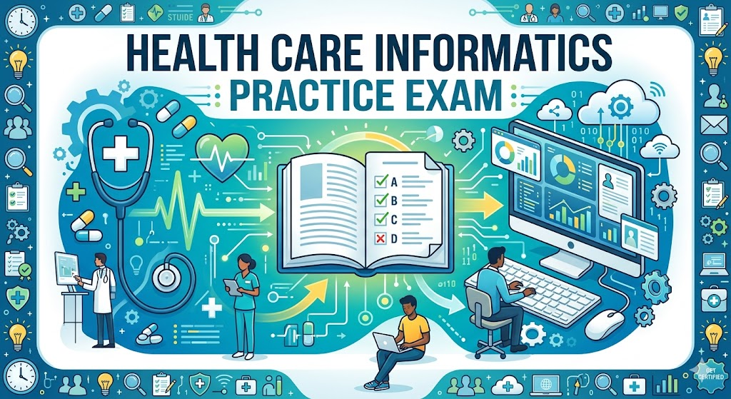 Health Care Informatics Practice Exam Banner