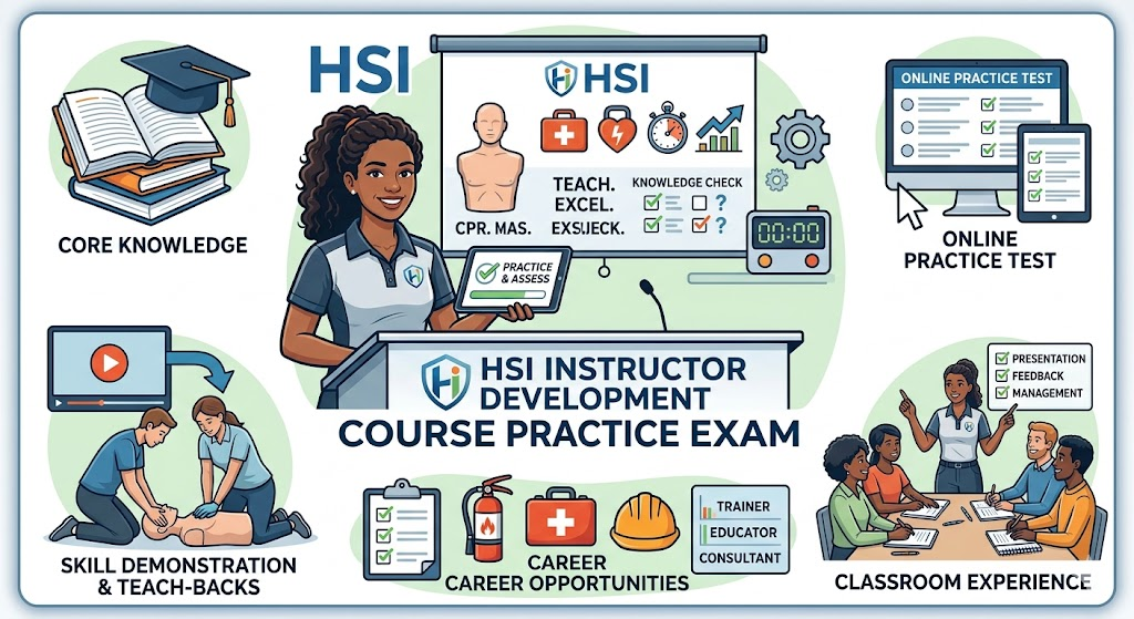 HSI Instructor Development Course Practice Test Banner