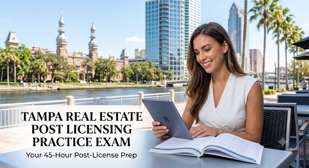 Tampa Real Estate Post Licensing Practice Test Banner