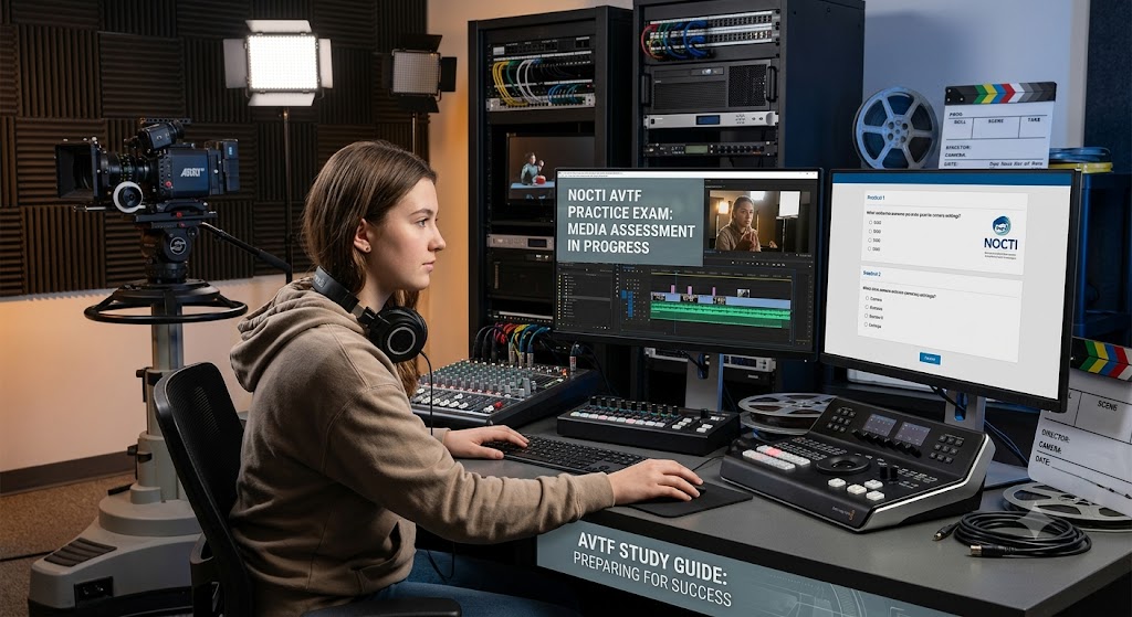 NOCTI Audio, Video, Technology, and Film (AVTF) COV Practice Test Banner