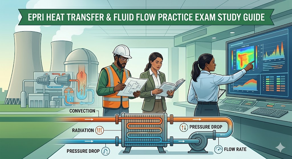 EPRI Heat Transfer & Fluid Flow Practice Test Banner