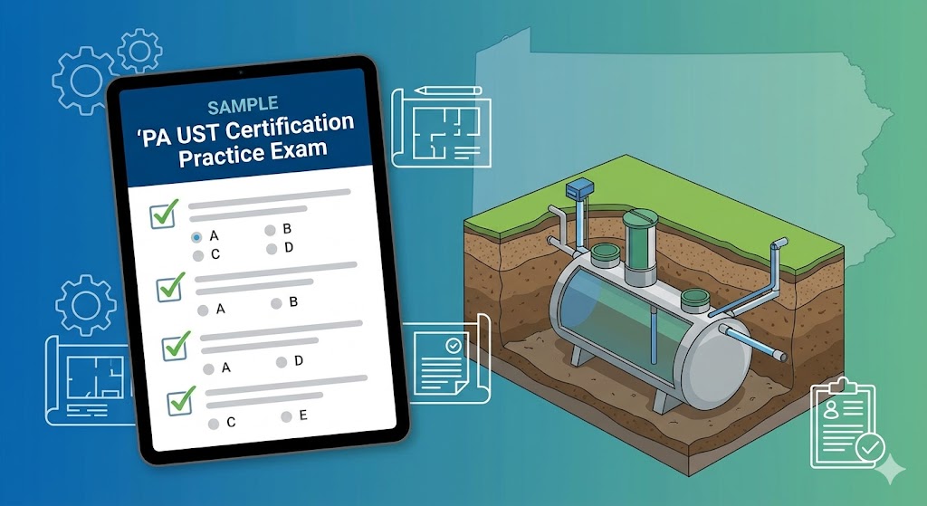 Pennsylvania Underground Storage Tank (UST) Certification Practice Exam Banner