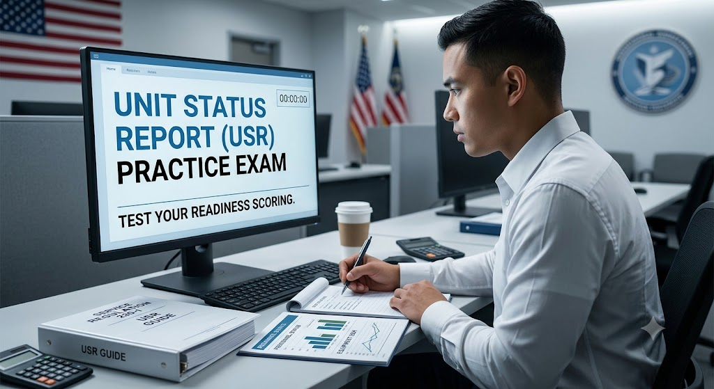 Unit Status Report (USR) Practice Test Banner