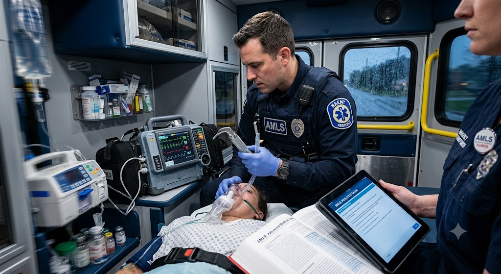 Advanced Medical Life Support (AMLS) Practice Exam Banner