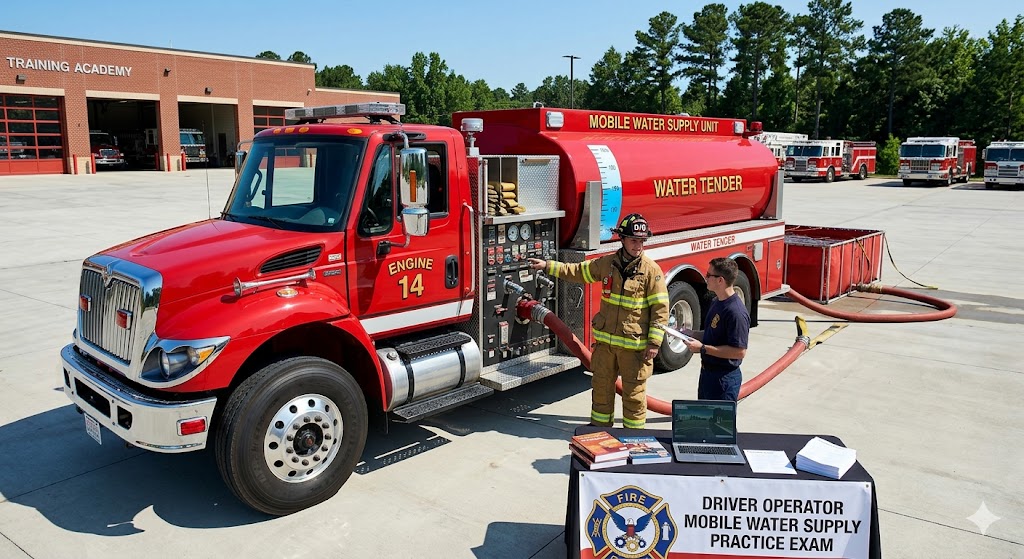 Driver Operator Mobile Water Supply Practice Test Banner