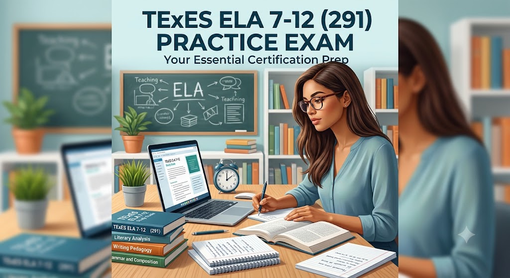 TExES English Language Arts (ELA) (291) Practice Test Banner