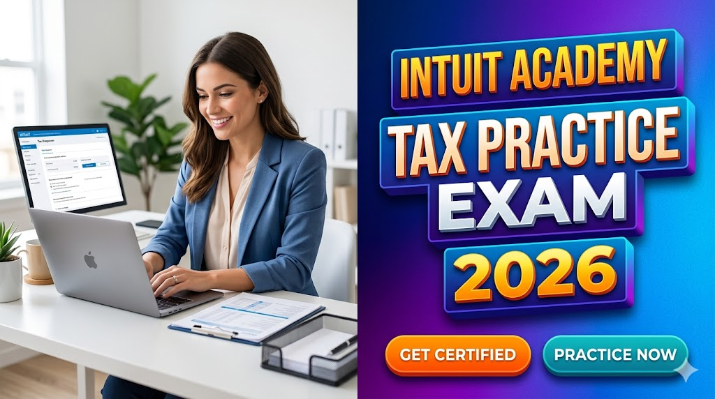 Intuit Academy Tax Practice Exam Banner