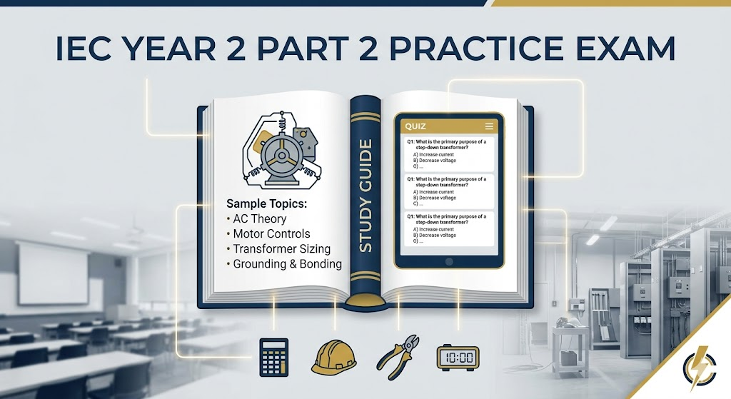 Independent Electrical Contractors (IEC) Year 2 Part 2 Practice Test Banner