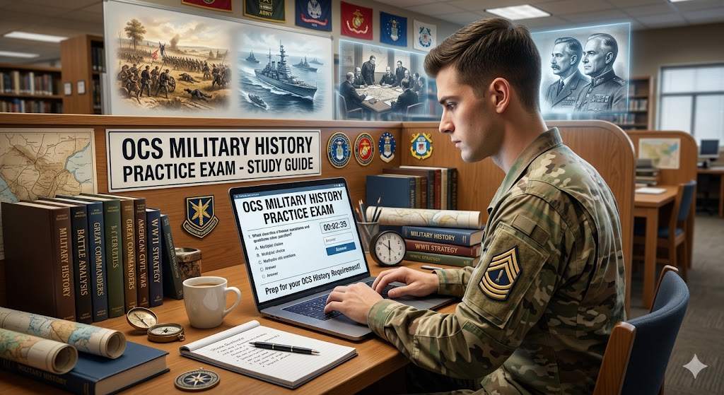 OCS Military History Practice Exam Banner
