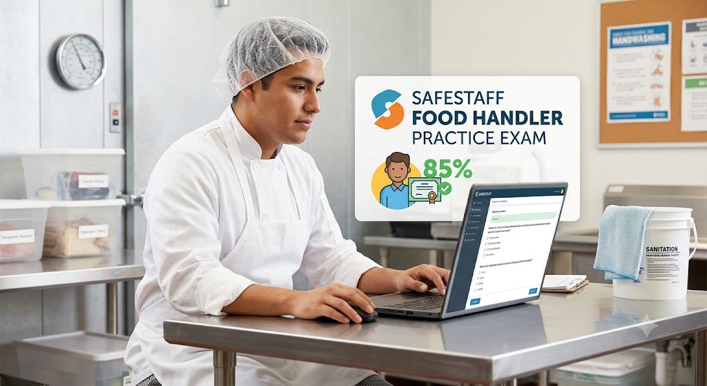 SafeStaff Food Handler Certificate Practice Test Banner