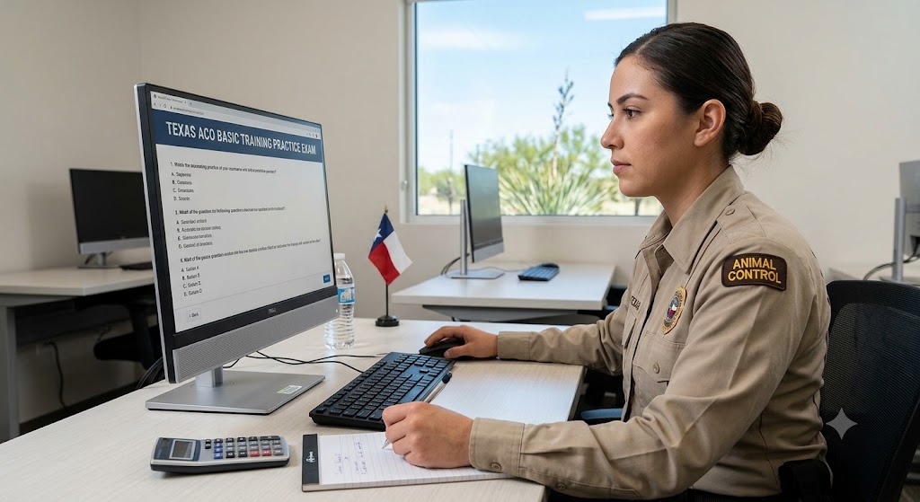 Texas ACO Basic Training Practice Exam Banner