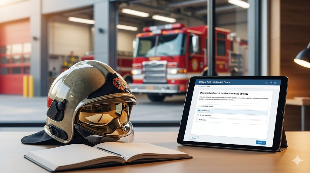 Beagle Fire Lieutenant Practice Exam Banner