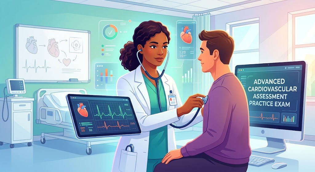 Advanced Health Assessment Cardiovascular Practice Test Banner