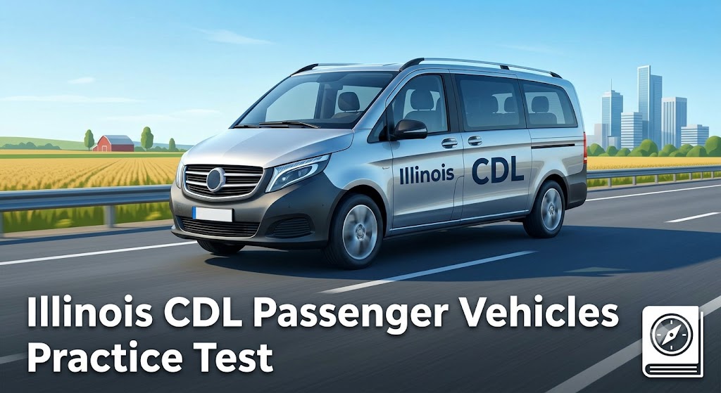 Illinois CDL Passenger Vehicles Practice Test Banner
