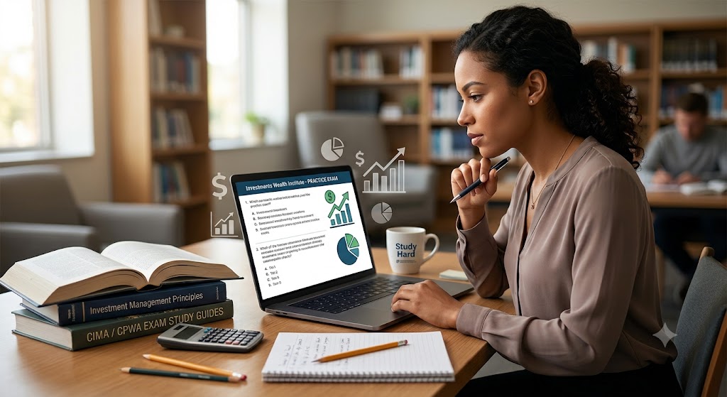 Investments Wealth Institute Practice Test & Exam Prep Banner