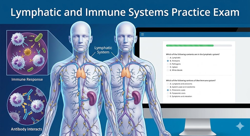 Lymphatic and Immune Systems Practice Test Banner